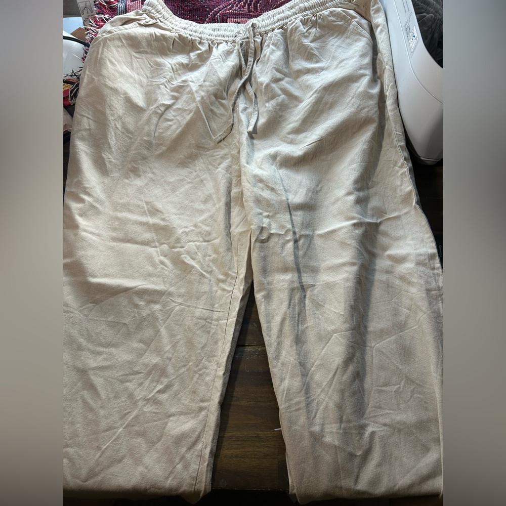 Cream Pants